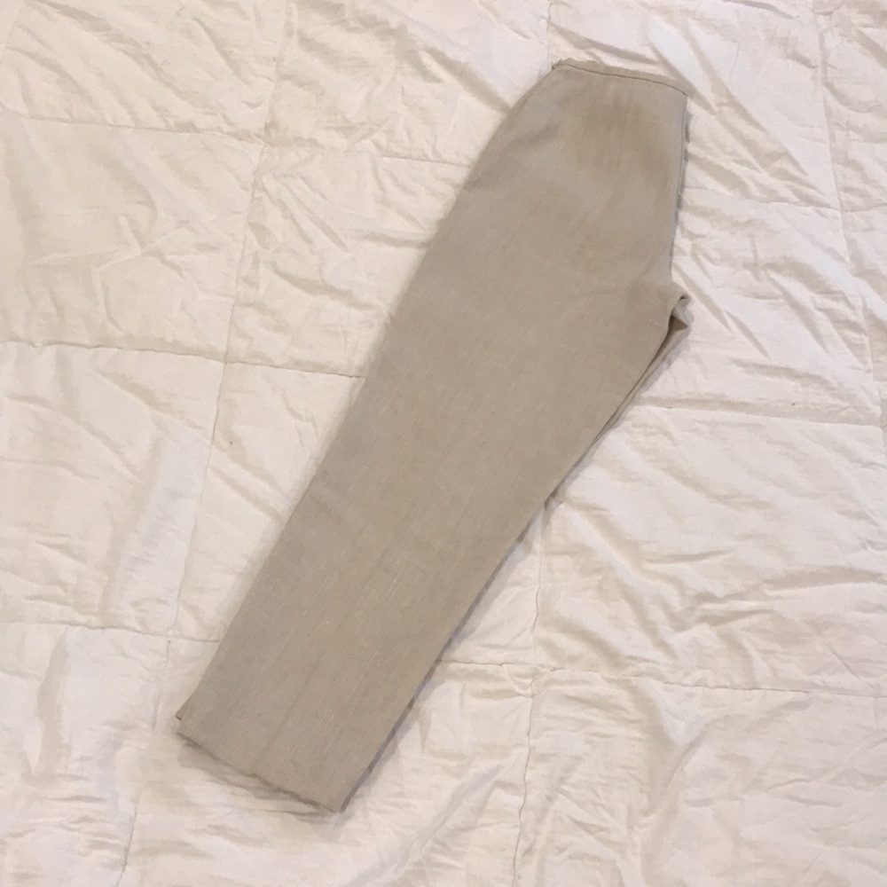 Vintage High Waisted 100% Irish Linen Pants 6